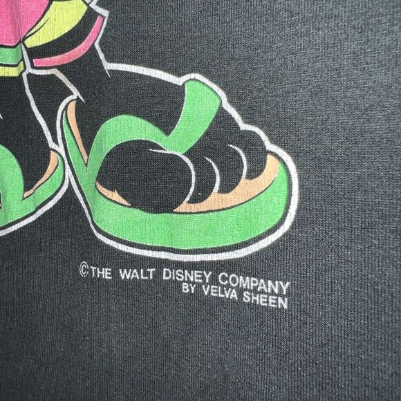 Vintage Disney Mickey Mouse Dallas 90s Retro Beach T Shirt M Single Stitch - Picture 4 of 6